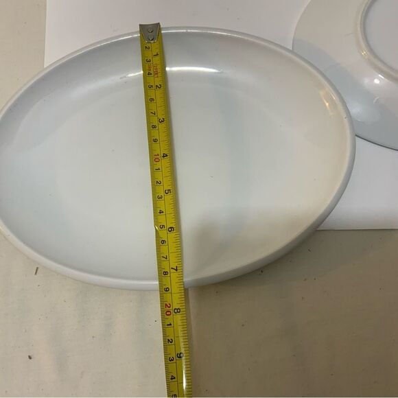 Crate and Barrel Oval Platter 10x7.5 “ Serving Platters – Set of 2 - Picture 10 of 14